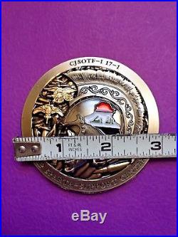 Navy Chief Coin. Navy SEALs 2017 Iraq CJSO-TF Deployment coin. Authentic! DmX