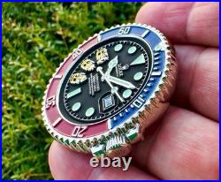 Navy Chief Seals Dive SUBMARINER Pepsi SUB Watch GMT Challenge Coin NSW CPO CIA