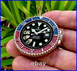 Navy Chief Seals Dive SUBMARINER Pepsi SUB Watch GMT Challenge Coin NSW CPO CIA