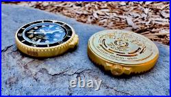 Navy Chief Seals Dive SUBMARINER Watch Challenge Coin NSW CPO DEVGRU CIA FBI USN