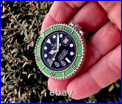 Navy Chief Seals Dive SUBMARINER Watch Kermit Starbucks Hulk Challenge Coin CPO