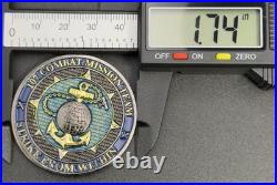 Navy Cyber Warfare 107 Combat Mission Team Challenge Coin Kraken Octopus Rare