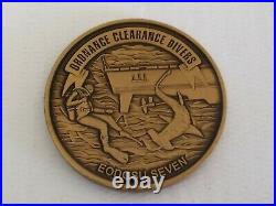 Navy EOD Operational Support Unit 7 Ordnance Clearance Divers Challenge Coin