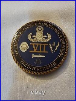 Navy EOD Operational Support Unit 7 Ordnance Clearance Divers Challenge Coin