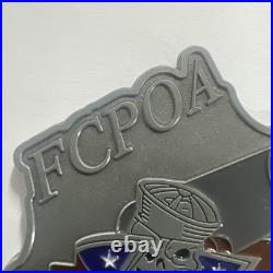 Navy FCPOA SUW DIV 21 Challenge Coin. Approximately 3 Tall