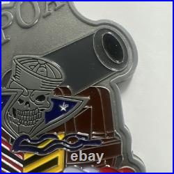 Navy FCPOA SUW DIV 21 Challenge Coin. Approximately 3 Tall