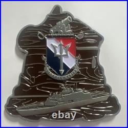 Navy FCPOA SUW DIV 21 Challenge Coin. Approximately 3 Tall