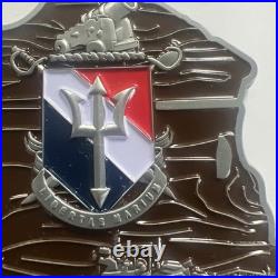 Navy FCPOA SUW DIV 21 Challenge Coin. Approximately 3 Tall