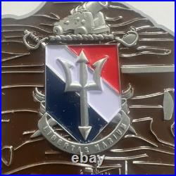 Navy FCPOA SUW DIV 21 Challenge Coin. Approximately 3 Tall