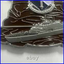 Navy FCPOA SUW DIV 21 Challenge Coin. Approximately 3 Tall