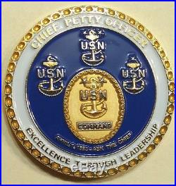 Navy Information Operations Command NIOC Kunia Snowdon Chief Navy Challenge Coin