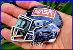 Navy Midshipmen Football Jolly Rogers NASA Old Ironside 3 Challenge Coin CPO set