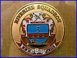 Navy Rivgru, Riverine Squadron 3 Results Not Excuses Challenge Coin