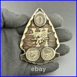Navy SEAL Arrowhead The Tribe Commemorative Challenge Coin NSW DEVGRU SOCOM
