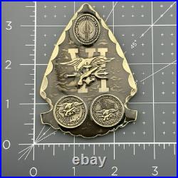 Navy SEAL Arrowhead The Tribe Commemorative Challenge Coin NSW DEVGRU SOCOM