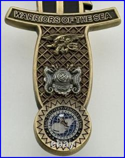 Navy SEAL SDVT-1 Challenge Coin Knife Warriors of the Sea Dagger Hawaii NSW NSWG