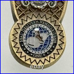 Navy SEAL SDVT-1 Challenge Coin Knife Warriors of the Sea Dagger Hawaii NSW NSWG
