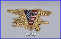 Navy SEAL TEAM ONE Trident Expeditionary Deployment Numbered Challenge Coin