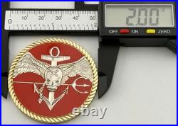 Navy SEAL Team 10 2 Troop Special Warfare Challenge Coin Circa 2015 Rare