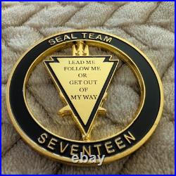 Navy SEAL Team 17 Seventeen Challenge Coin Set NSW ST17 Trident Spinner Opener