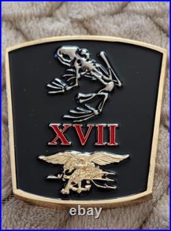 Navy SEAL Team 17 Seventeen Challenge Coin Set NSW ST17 Trident Spinner Opener