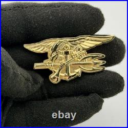 Navy SEAL Team 2 1 Troop CSST Trident Cutout Presentation Challenge Coin