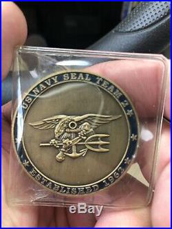 Navy SEAL Team 2/Two (Honor Courage Commitment) Established 1962 Challenge Coin