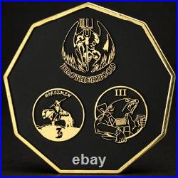 Navy SEAL Team 3 Horsemen Brotherhood 2.75in Challenge Coin NSW ST3