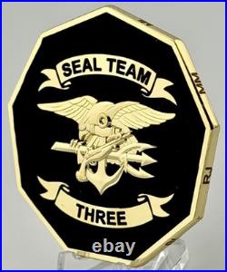 Navy SEAL Team 3 Horsemen Brotherhood 2.75in Challenge Coin NSW ST3