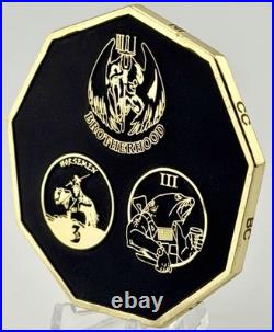 Navy SEAL Team 3 Horsemen Brotherhood 2.75in Challenge Coin NSW ST3
