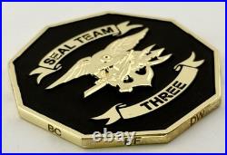 Navy SEAL Team 3 Horsemen Brotherhood 2.75in Challenge Coin NSW ST3