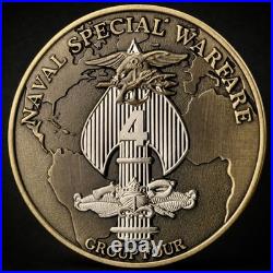 Navy SEAL Team 4 NSWG-4 Challenge Coin Punisher Maladjusted Embrace The Hate NSW