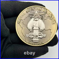 Navy SEAL Team 4 NSWG-4 Challenge Coin Punisher Maladjusted Embrace The Hate NSW