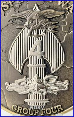 Navy SEAL Team 4 NSWG-4 Challenge Coin Punisher Maladjusted Embrace The Hate NSW