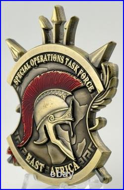 Navy SEAL Team 4 SOTF-EA East Africa 2022 Deployment Challenge Coin NSW