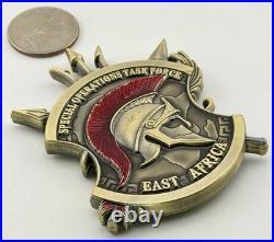 Navy SEAL Team 4 SOTF-EA East Africa 2022 Deployment Challenge Coin NSW