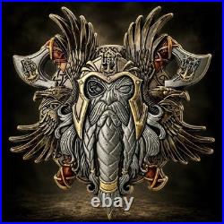 Navy SEAL Team 8 Sons of Odin Viking 3D Oversized Challenge Coin NSW ST8