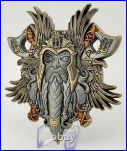 Navy SEAL Team 8 Sons of Odin Viking 3D Oversized Challenge Coin NSW ST8