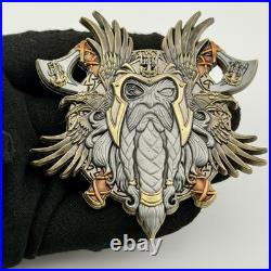Navy SEAL Team 8 Sons of Odin Viking 3D Oversized Challenge Coin NSW ST8