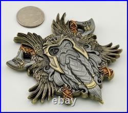 Navy SEAL Team 8 Sons of Odin Viking 3D Oversized Challenge Coin NSW ST8
