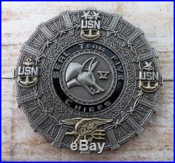 Navy SEAL Team Five Chiefs JACKALS Authentic Challenge Coin