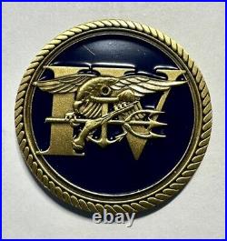 Navy SEAL Team Four Naval Special Warfare Challenge Coin USN CPO CHIEF MESS