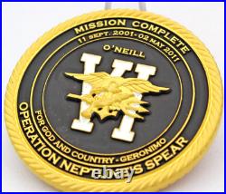 Navy SEAL Team Six Red Squadron Neptune Spear ONeill Challenge Coin 2.0