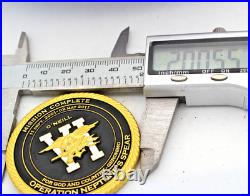 Navy SEAL Team Six Red Squadron Neptune Spear ONeill Challenge Coin 2.0
