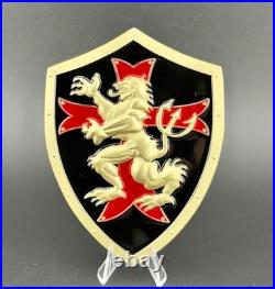 Navy SEAL Team VI Trident Shield Challenge Coin Large Enamel Commemorative