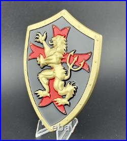 Navy SEAL Team VI Trident Shield Challenge Coin Large Enamel Commemorative