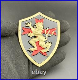 Navy SEAL Team VI Trident Shield Challenge Coin Large Enamel Commemorative