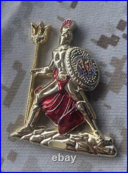 Navy SEAL Teams SWCC Special Warfare Tier One Trident Molon Labe Challenge Coin