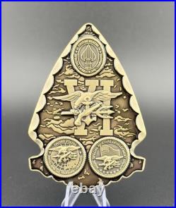 Navy SEAL The Tribe Arrowhead Commemorative Challenge Coin NSW DEVGRU SOCOM