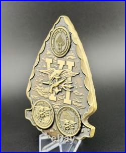 Navy SEAL The Tribe Arrowhead Commemorative Challenge Coin NSW DEVGRU SOCOM